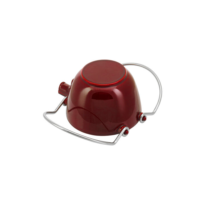 Cast Iron, 1.2 qt, Round, Tea Kettle, Grenadine, large 4