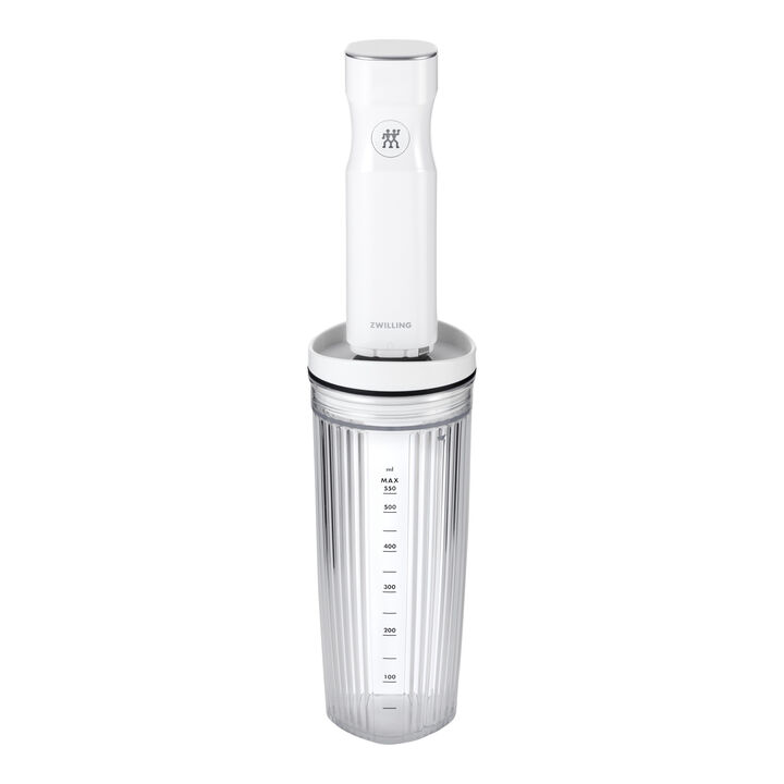 Enfinigy, Personal Blender Jar With Drinking Lid And Vacuum Lid - White, large 4