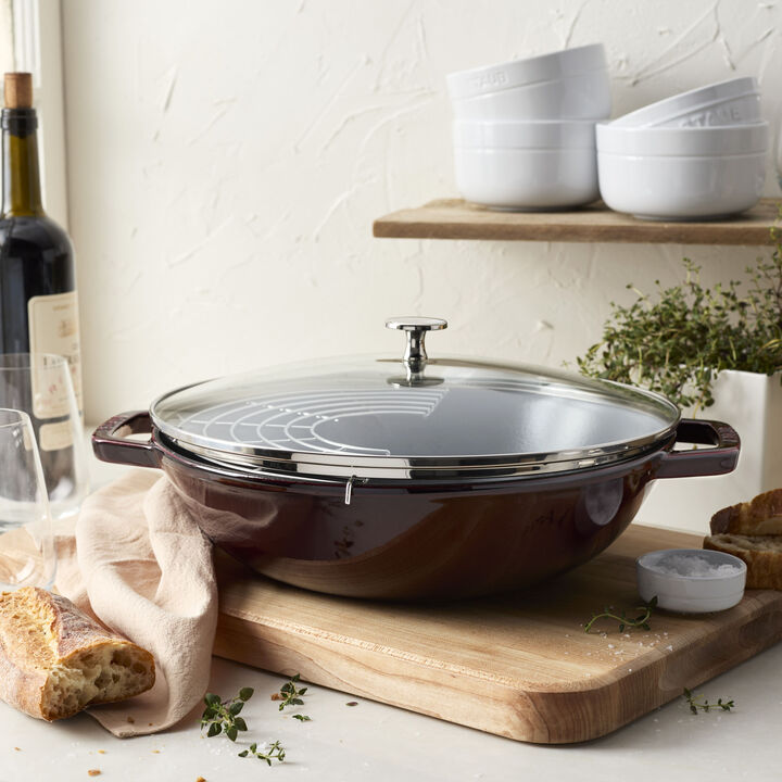 Cast Iron, 12-inch, Perfect Pan, Grenadine, large 2