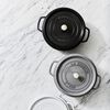 Cast Iron, 4 qt, Round, Dutch Oven, Black Matte, small 4