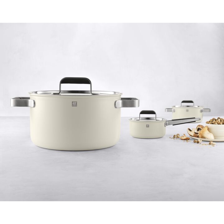 Pure, Pots and pans set, 6-pc, 18/10 Stainless Steel, large 2