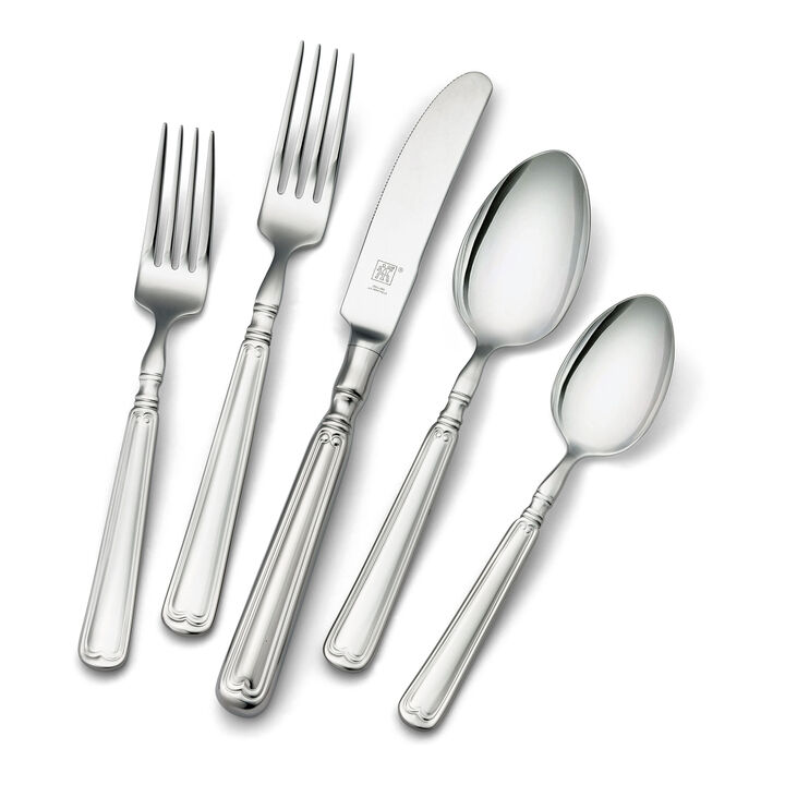 Vintage, 45-pc Flatware Set, 18/10 Stainless Steel , large 1